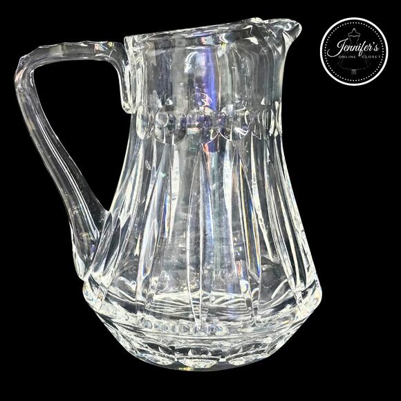 De Medici by Gorham Crystal Hand Blown Glass Pitcher - Picture 2 of 10